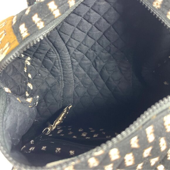 Africa Purse Vera Bradley Quilted Mini Duffle Shoulder Bag Handbag Zebra Retired - Picture 6 of 16